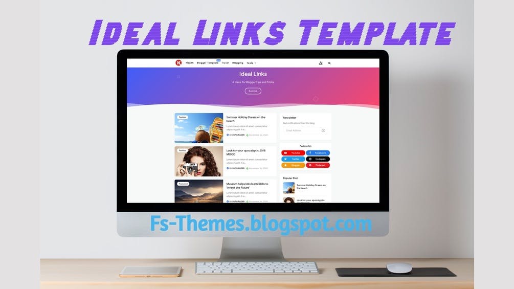 Ideal Links Blogger Template